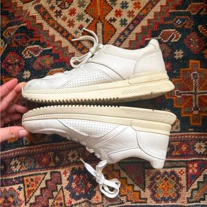 Everlane Off-White Leather Sneakers, Women’s Size 9